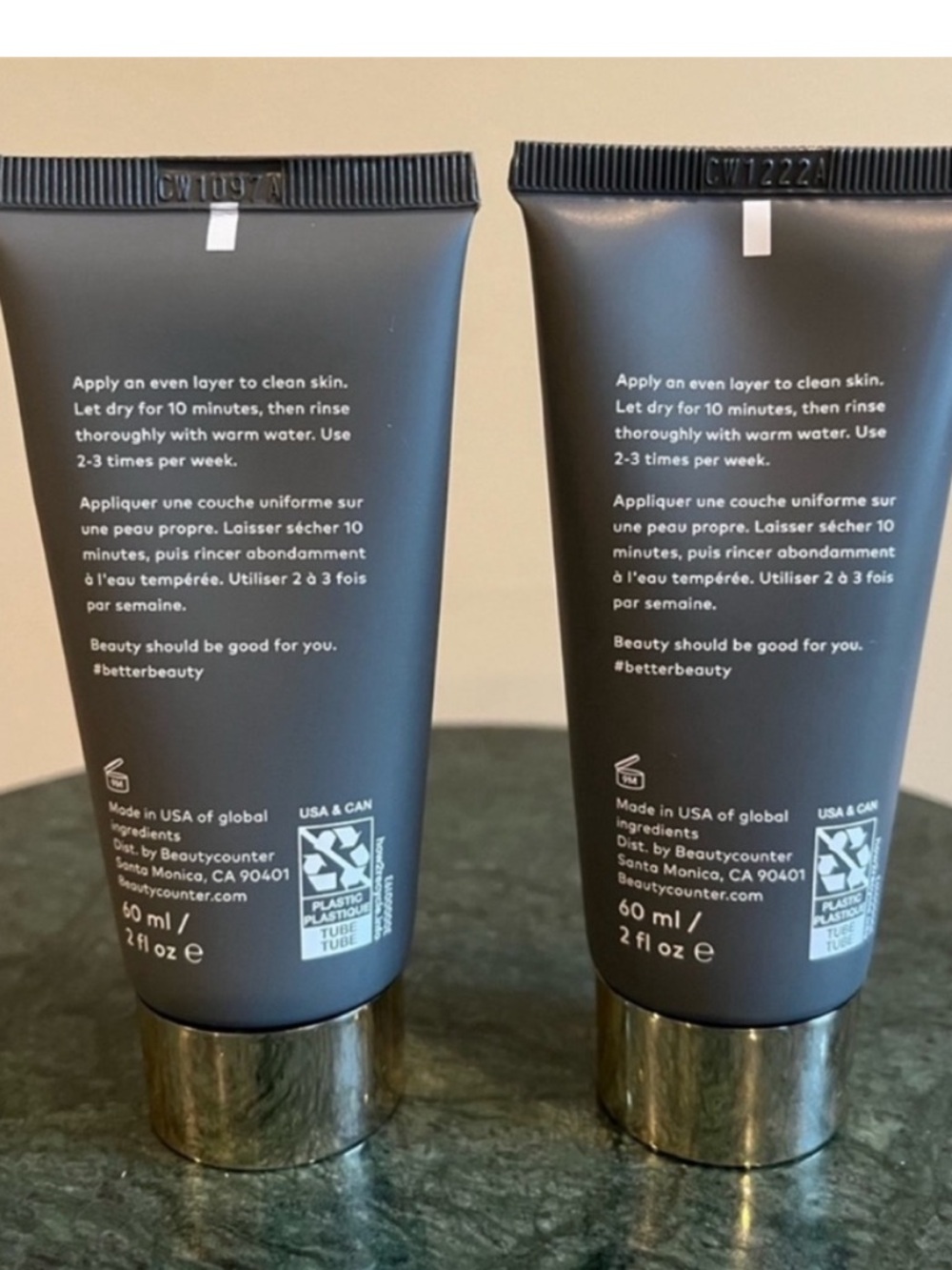 Two Beautycounter Charcoal Facial Masks, full size and new without box - Picture 2 of 5